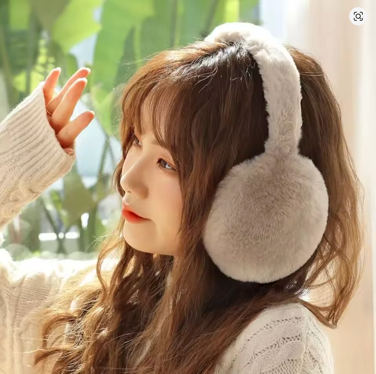 Winter Warm Rabbit Fur Earmuffs