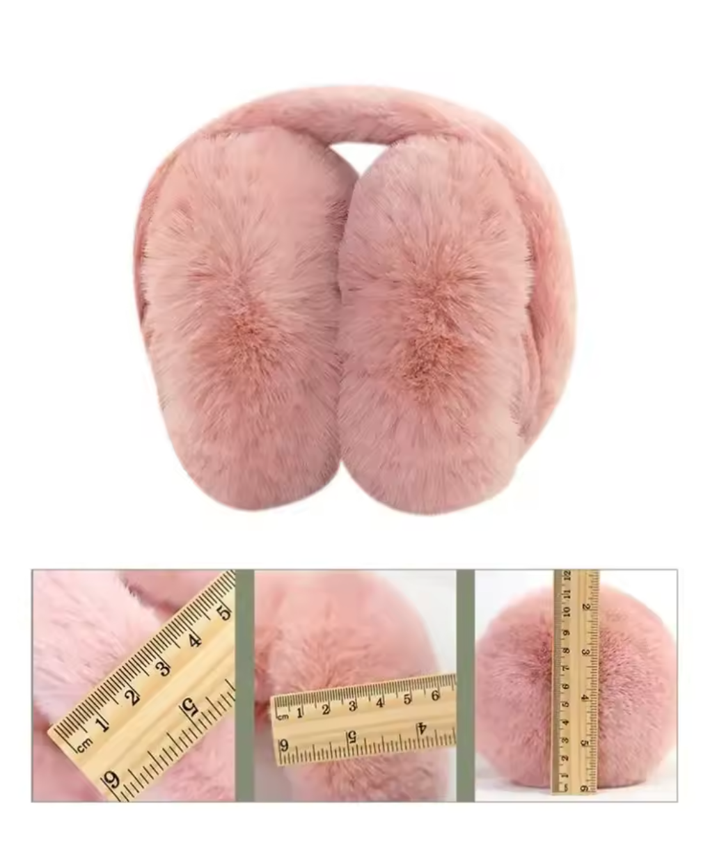 Winter Warm Rabbit Fur Earmuffs