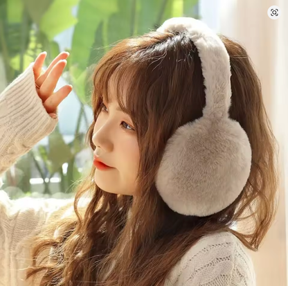 Winter Warm Rabbit Fur Earmuffs