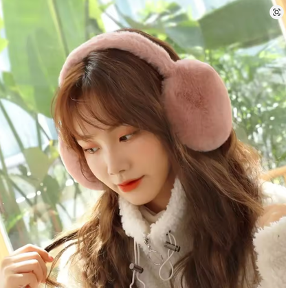 Winter Warm Rabbit Fur Earmuffs